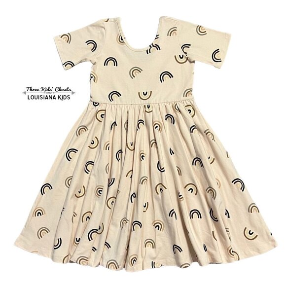 Alice + Ames Sz 8 HTF Rainbow Twirl Dress